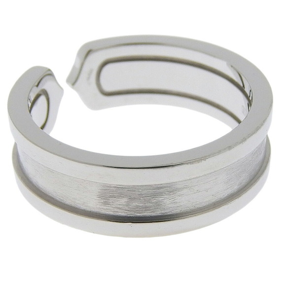 CARTIER Cartier C2 B4040500 K18 white gold No. 15 unisex ring - Picture 5 of 6